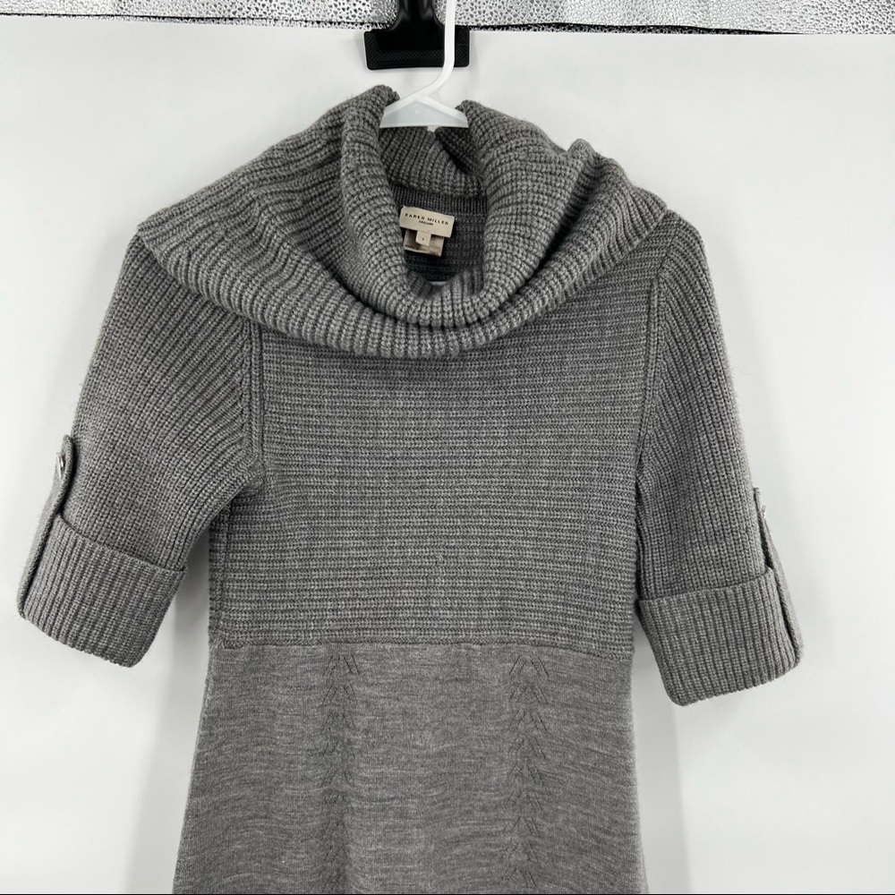 Karen Millen grey sweater dress short dress 1 - Picture 2 of 12